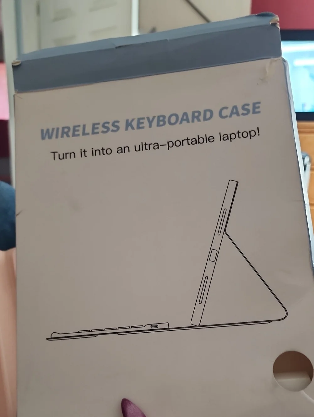 Pink Tablet Keyboard Case - Compatible Bluetooth Folio